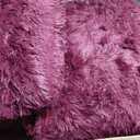 OLANLY 8x10 Machine Washable Large Area Rugs for Living Room, Bedroom, Soft Fluffy Shaggy Bedside Rug, Indoor Floor Carpet for Kids Girls and Boys, Dorms, Nursery, Home Decor Aesthetic, Burgundy