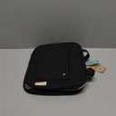 BAGSMART Toiletry Bag Travel Bag with Hanging Hook, Water-resistant Makeup Cosmetic Bag Travel Organizer for Accessories, Shampoo, Full-size Container, Toiletries (Black, Medium)