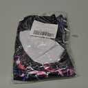 Nymphperi Gymnastics Leotards for Girls Size 6-7 Years Old Sparkly Color Lines Set with Matching Shorts