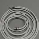 G-PLUG 15FT RG6 Coaxial Cable Connectors Set - High-Speed Internet, Broadband and Digital TV Aerial, Satellite Sky Cable Extension- Weather-Sealed Double Rubber O-Ring and Compression Connectors White