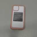 Diaclara Designed for iPhone 15 Case 6.1 Inch, Upgraded Full Body Rugged Clear Bumper Case with Built-in Privacy Screen Protector for iPhone 15,Pink