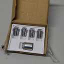 Anti-Theft Wheel Lock Lug Nuts, M12x1.5, 4-Piece Set + 1 Hex Key, Compatible with Honda Accord, CR-V, Civic, HR-VReplace 08W42-SNA-101
