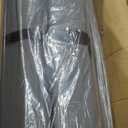 48" X 6' Soundproof Room Divider Panel, Foldable Acoustic Partition Wall with Stand and Straps, Freestanding Privacy Screen for Office Study Bedroom Studio Library, Grey