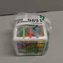 Montessori Toys for 1 Year Old, Cube & 6 Sensory Shape Blocks, Baby Toys 12-18 Months, Developmental Infant Birthday Gifts for Learning Toddler Age 1 2 3 (4.9 inch Shape Sorter Cube)