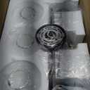 Bathroom Light Fixtures, Black Gold Bathroom Vanity Lights Over Mirror, Modern Farmhouse Wall Sconce Lighting 3-Light with Milk White Glass Ball Shades