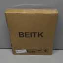 BEITK 1 Pack Leather Front Car Seat Cover Bottom Car Seat, Anti-Slip and Full Wrap Driver Car Seat Protectors, Luxury Waterproof Bottom Auto Seat Cushion Pad Mat for Most Vehicles(Gray)