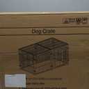 XPIY Large Dog Crate 59 Inch Metal Kennel for Medium and Small Dogs, Safe Indoor & Outdoor XL Big Puppy Cage, Pet Playpen Yard, Dog Fence Playpen Easy Assembly (Black)