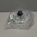 Bezrat Microwave Tall Glass Plate Cover | Splatter Guard Lid with Easy Grip Silicone Handle Knob | 100% Food Grade | BPA Free and Dishwasher Safe | 10 Inch (Black)