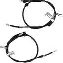 2Pcs Parking Brake Cable Rear Left and Right fits Civic 1992-2000, Acura Integra 1994-1999 Replaces C94405, C94420, 47560-S04-932, 47510-SR4-933