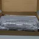 Cloud-Cuddle Cat Window Perch with 4-Sided Bolster, Zipper Design Cushion Window Seat for Window Sill, Sturdy Metal Frame & Easy Assembly Pet Hammock Bed for Indoor Cats (Gray, Large)