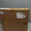 Large Modern Wall Clock,30.7 20 Inch Big Metal Minimalist Arabic Numeral Dial,Decorative Farmhouse Pendulum Wall Clocks with Walnut Pointers forLiving Room Decor, Office,Dining Room