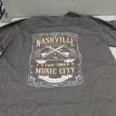 Oversized Country Music T-Shirt Women Crew Neck Summer Short Sleeve Oversized Rock Band Tee Tops Dark Gray, large