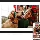 Pastigio 10.1 Inch Digital Picture Frame, Frameo Digital Photo Frame WiFi, Electric Slideshow 1280 * 800IPS Touch Screen, Auto-Rotate, Share Videos Pictures Slideshow, 32GB Memory, Gifts for Family