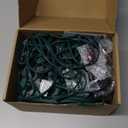 38 Feet C9 Christmas Pathway Lights Christmas Decorations Outdoor Yard, 25Pack Walkway Lights with 25 Marker Stakes, Waterproof Connectable C9 String Lights for Driveway Yard Outdoor Christmas Decor (38FT-Multi-colored)