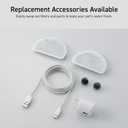 ELECOM Silent Cordless Automatic Pet Water Fountain, 2.5L Capacity, Motion Sensor & Timer Mode, Rechargeable 5200mAh Battery, 3-Layer Filtration, for Cat and Small Dog (White)