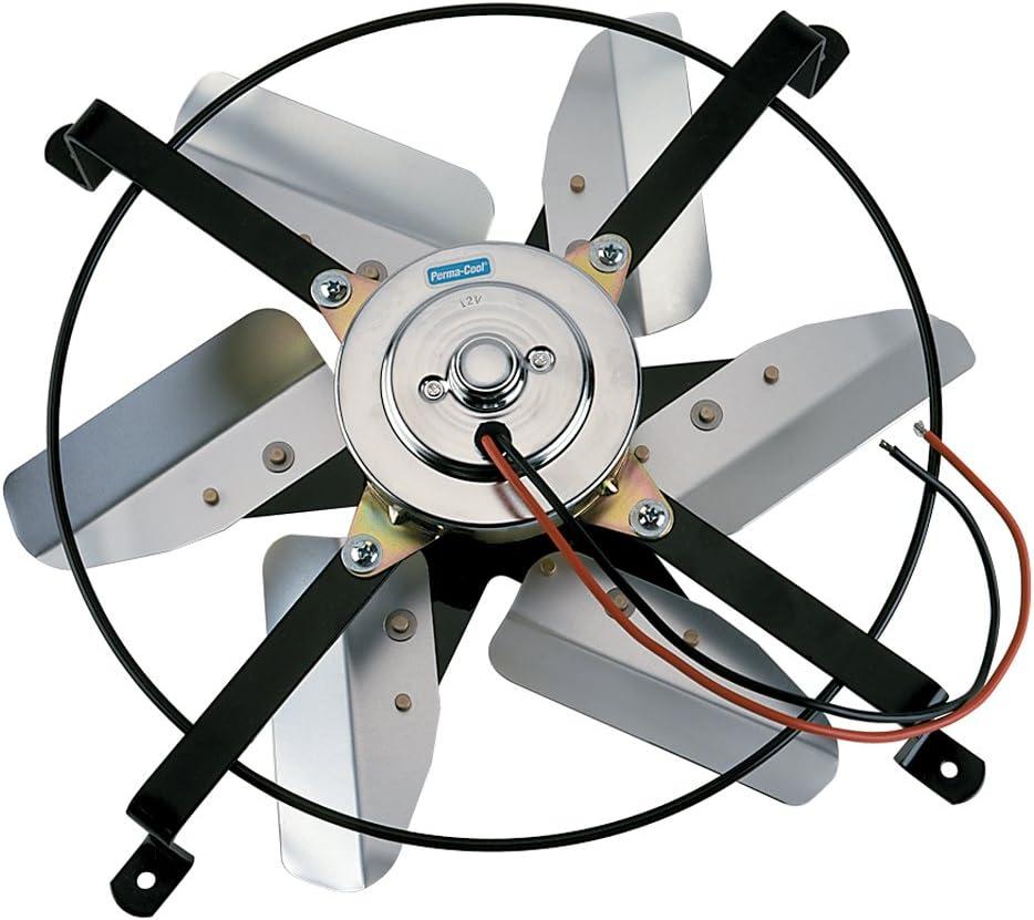 Perma-Cool 19114 14" HP Electric Fan, Chrome