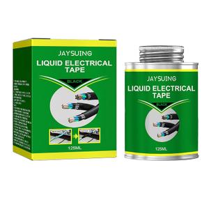 4.2oz (125ml) Liquid Electrical Tape, Waterproof & High Temperature Resistant, Fast-Drying Liquid Insulation Glue for Electronics, Wires & Electrical Equipment (Black)