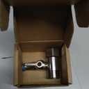 Stainless Steel Water Supply Adapter 1/2" x 1/2" x1/4" Tee Stop Valve  ideal for RO (Reverse Osmosis) water filters, coffee brewers, ice makers, and PE water line splitters in refrigerator systems.