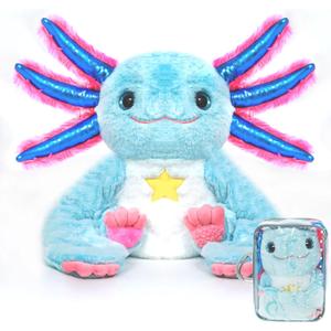 Weighted Stuffed Animal - Blue Axolotl 4.5 lbs, Ideal for Sensory Needs, Austism & Anxiety | Comfort & Relaxation for Both Kids and Adults