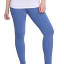 Motherhood Maternity Women's Essential Stretch Full Length Secret Fit Over The Belly Pregnancy Legging (Large, Moonlight Blue)