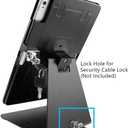Desktop Anti-Theft Security Kiosk POS Stand Holder Enclosure for 10.2" 20212020 2019 iPad 7th 8th 9th Gen, Flip & 360 Swivel Design