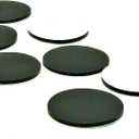 18 Pcs Circular Black Non-Slip Self Adhesive Rubber Feet Pads Protectors Furniture for Cabinets Small Appliances Electronics Picture Frames Furniture Drawers Cupboards