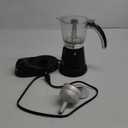 Imusa 6 or 3cup Electric Espresso Maker, Black