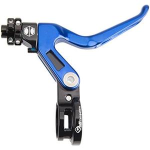 Box One Genius BMX Brake Lever with Clamp Three Cold Forged V-Point Reversible Flip Bicycle Brake Levers Adjustable Reach for Precision Control, Anodized with Laser-Etched Graphics Finish