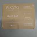 WDCOZY Smooth Green Blanket King Quilt Set WDCOZY