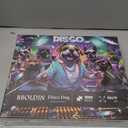 Funny Dog Puzzles 1000 Pieces for Adults, Animal Dogs Jigsaw Puzzles Hip Hop, Dance Puppy Bulldog Jigsaw Puzzle Collage Puzzles as Family Game