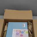 SUNEE 3 Ring Binder 3 Inch 4 Pack, Clear View Binder Three Ring PVC-Free (Fit 8.5x11 Inches) for School or Office Supplies, Neutral Aesthetic