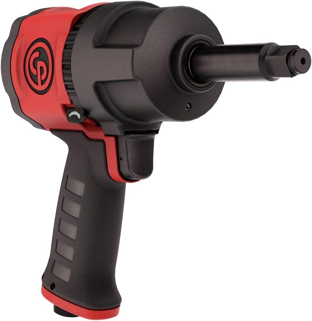 Chicago Pneumatic CP7748-2 Air Impact Wrench, 2 Inch Ext Anvil, Composite Housing, Twin Hammer, Max Torque 959 ft.lbf/1300 Nm, 7000 RPM (2-Inch Extended Anvil)