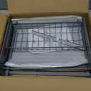 REALINN Under Sink Organizer, Pull Out Cabinet Organizer 2 Tier Slide Out Sink Shelf Cabinet Storage Shelves, Storage for Kitchen Bathroom, Grey, 1 Pack