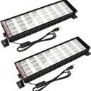 150W LED Shop Lights, 6000K 18000LM Work Light for Garage, Plug in Garage Light with 9.8FT Power Cord, Workshop, Yard, Garage, Warehouses, Yard, Carport (150W-2P)