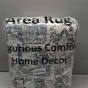 Area Rug 69, Large Vintage Boho Rug,Ultra-Soft Low Pile, Washable, Non Slip,Stain Resistant, Printed Carpet for Living Room Bedrooms Playroom Office Kitchen, Light Blue