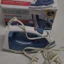 BLACK+DECKER Easy Steam Compact Iron for Clothes, Automatic Shutoff, Nonstick Plate, Light Weight, 1200 Watts (Standard)