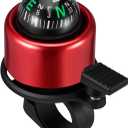 Aluminum Alloy Bike Bell,Bike Compass Bell Riding Equipment Accessories for Mountain Bike Scooter Bicycle