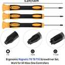 2 x Xbox One Controller Joystick Replacement,RGEEK 4PCS Xbox one Joysticks Replacement Parts with T6 T8 T10 Repair Screwdriver Kit for Xbox One Controller