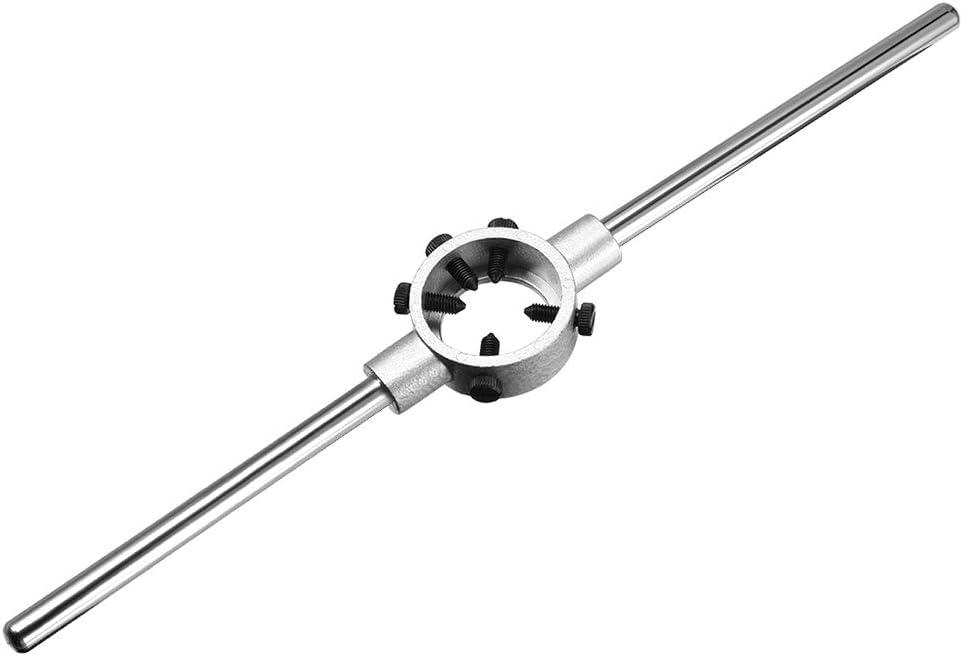 uxcell 55mm Round Die Stock Handle Wrench Holder,for Metric M24-M27 / 36mm-55mm Round Die