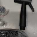 Handheld Toilet Bidet Sprayer for Toilet-Adjustable Water Pressure Control with Bidet Hose for Feminine Wash, Stainless Steel Brushed Nickel Cloth Diaper for Baby Wash (Matte Black, 1 Pack)