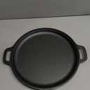 11-Inch Cast Iron Griddle Pan with Dual Handles, Pre-Seasoned Round Griddle for Stove Top, Oven, Grill, and Campfire, Heavy-Duty One-Piece tortilla pan for Pancakes, Crepes, and grilling meats