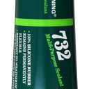 Dow Corning 3138356 732 Clear Multi-Purpose Sealant, -60 to 180 Degree C, 90 mL