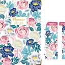 Daily Planner 2025-2026, Weekly & Monthly Planner,July 2025 - June 2026 Day Planner, 6.2 x 8.25 Flexible CoverWirebound Note Pages with Monthly Tab, Back Pocket, Premium Paper,(Flower B08)