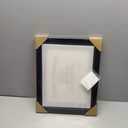 DOAI ART 8.5 x 11 Diploma Frame Classic Black Display 8.5x11-inch with Black Over Gold Mat or 11x14 Document &Certificate Without Mat, Gold Beads Hanging Hardware Included, Tabletop