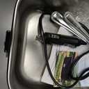 Electric-Lunch-Box-Heated-Food-Warmer 100W Heating Lunchbox for Adults 1.8L Portable Food Heater for Work/Car, 12V/24V/110-230V Lonchera Elctrica Porttil with Fork Spoon (Black)