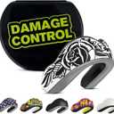 DAMAGE CONTROL Extreme Impact Mouth Guard Sports Mouthguard for Boxing, MMA, BJJ, Hockey, Rugby, Lacrosse, & More Mouthpiece for Teeth & Jaw Protection, for Youth & Adults (Adult, Blackarts)