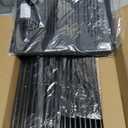 MISSLO 4 Tier Long Shoe Organizer for Closet Shoe Rack for Bedroom Closet Floor Shoe Shelf for Entryway Storage Stackable Wide Shoe Shelf Stores 30 Pairs of Men Sneakers, Black