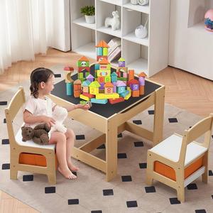Kids Table And Chair Set With Storage RG-KTC01