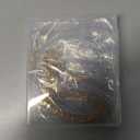 JUNEBRUSHS 120Pcs Christmas Ornament Hooks and Strings, Christmas Ornament Hangers with Snap Ornament String Hooks for Christmas Tree Holiday Party Hanging Decorations (Gold, Silver)