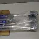 Medline Aluminum Forearm Crutches, Adult, Cuff Size 4", Pack of 2